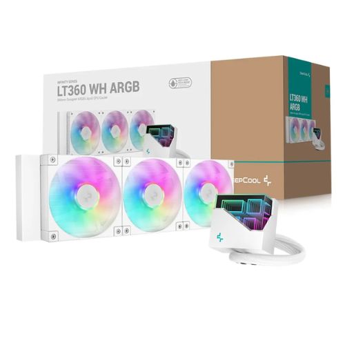 WATERCOOLING DEEPCOOL LT360 ARGB WHITE